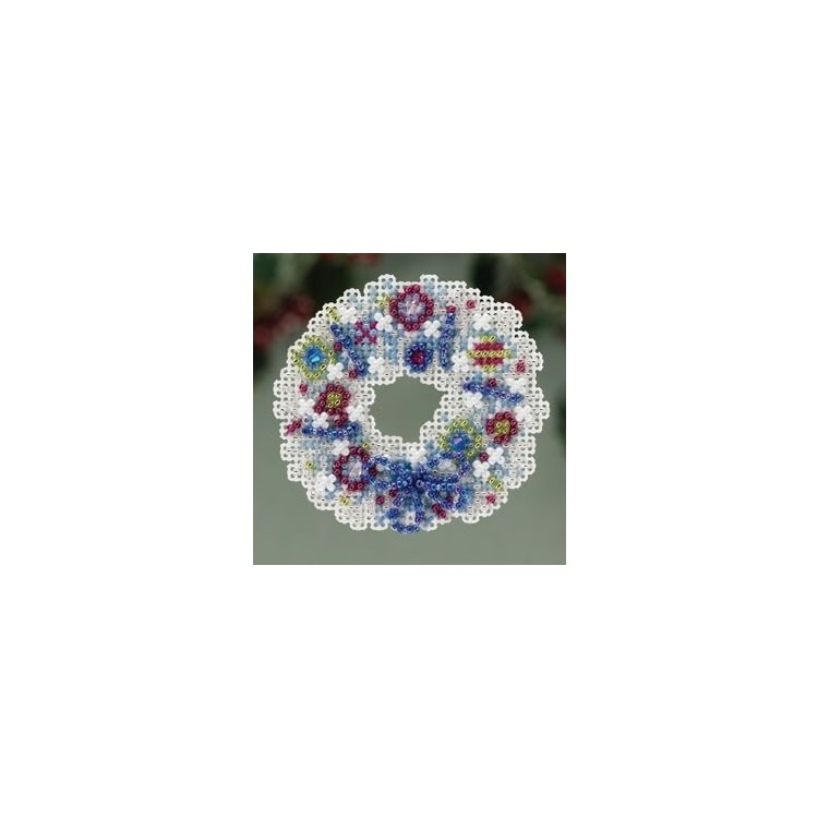 MH183301 Кришталевий вінок. Набір для вишивки в змішаній техніці Mill Hill - 1