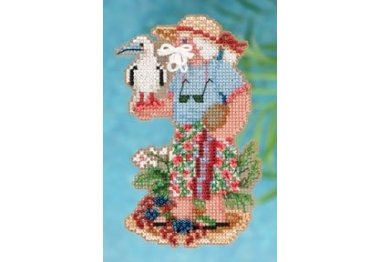вышивка гладью MH202303 Остров Рождества Санты. Набор для вышивки в смешанной технике Mill Hill