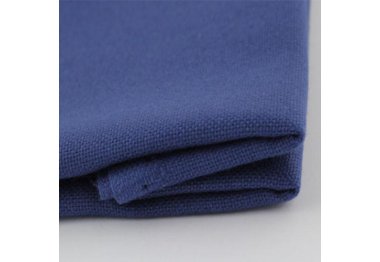  Ткань для вышивания ТПК-190-1 3/13 Оникс (домотканое полотно №30), темно-синий, 48% хлопок,52% п/э, ширина 1,5м