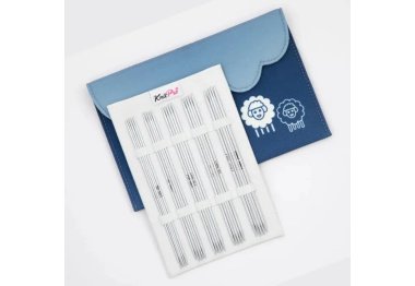 10628 Набір шкарпеткових спиць Deluxe Nova Metal KnitPro 15 см 10628 Набір шкарпеткових спиць Deluxe Nova Metal KnitPro 15 см