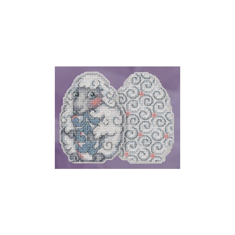 JS181815 Овечка. Набір для вишивки в змішаній техніці Mill Hill - 1