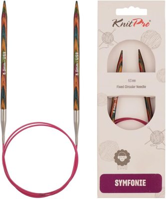 21341 Спицы круговые Symfonie Wood KnitPro, 80 см, 6.00 мм - 1 21341 Спицы круговые Symfonie Wood KnitPro, 80 см, 6.00 мм - 1