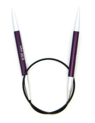 47073 Спиці кругові Zing KnitPro, 40 см, 6,00 мм - 1 47073 Спиці кругові Zing KnitPro, 40 см, 6,00 мм - 1