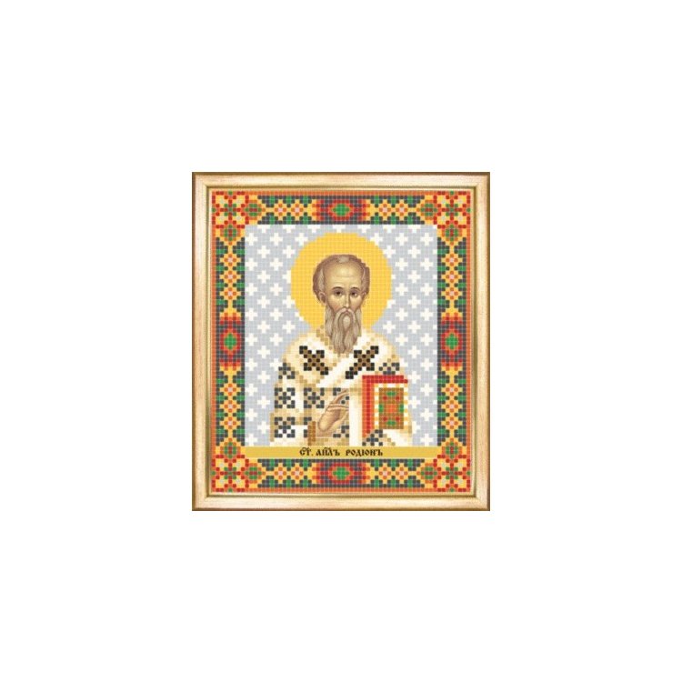 СБИ-100 Именная икона святой апостол Родион. Схема для вышивания бисером - 1