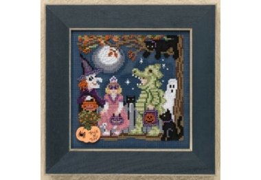 вышивка гладью MH149206 Ночь Хэллоуина. Набор для вышивки в смешанной технике Mill Hill