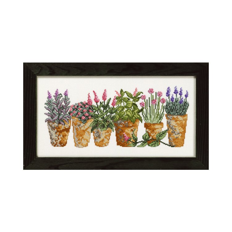 12-4146 Травы. Набор для вышивания крестом PERMIN - 1