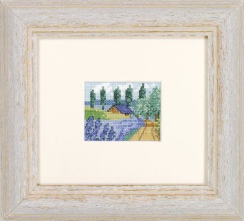 13-2354 Лавандовое поле (Lavenderfield. Набор для вышивания крестом PERMIN - 1