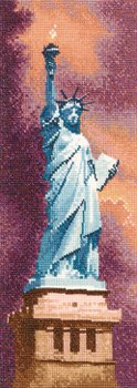 HC852 Статуя Свободи. Схема для вишивки хрестиком на папері Heritage Crafts - 1