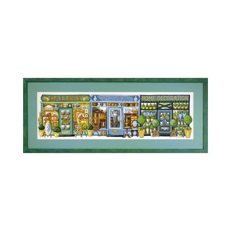 70-9460 Магазины. Набор для вышивания крестом PERMIN - 1