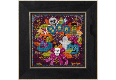 вишивка гладдю MH142426 Розваги на Хелловін. Набір для вишивки в змішаній техниці Mill Hill