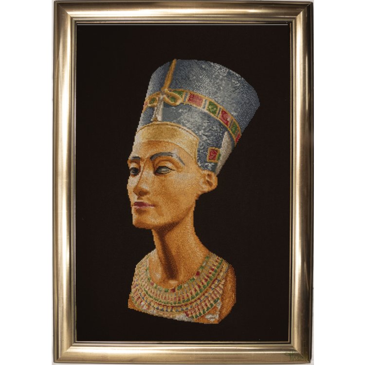 598.05 Nefertiti Black Aida. Набор для вышивки крестом Thea Gouverneur - 1