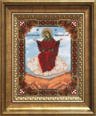 Б-1105 Ікона Божої Матері Спорительниця Хлібів Набір для вишивки бісером - 1