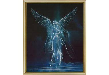  КС-037 Ночной ангел Набор картина стразами