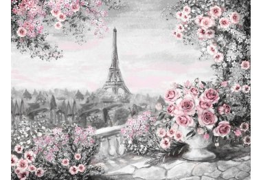 алмазна вишивка dm-148 "Краса Парижа". Набір для виготовлення картини стразами