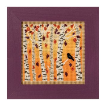 MH141823 Осенние леса. Набор для вышивки в смешанной технике Mill Hill - 1