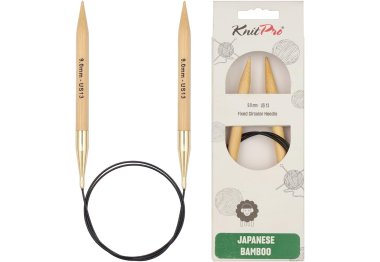 спицы для вязания 22275 Спицы круговые Bamboo KnitPro, 100 см, 9.00 мм