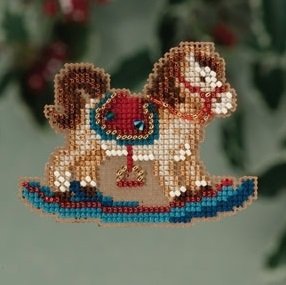 MH183304 Конячка-качалка. Набір для вишивки в змішаній техніці Mill Hill - 1