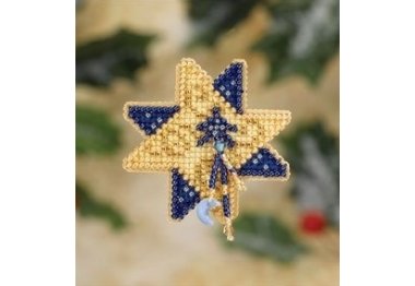 вишивка гладдю MH187305 Сяюча зірка. Набір для вишивки в змішаній техніці Mill Hill