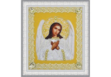  Набір для вишивки бісером Ікона Ангела Охоронця (золото) ажур Р-372 ТМ Картини бісером
