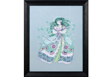  MD179 The Snow Maiden//Снігурочка. Схема для вишивання хрестом на папері Mirabilia Designs