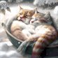 42-2116-НК Кошки в лукошке. Набор для вышивания бисером ТМ Токарева А. - 1