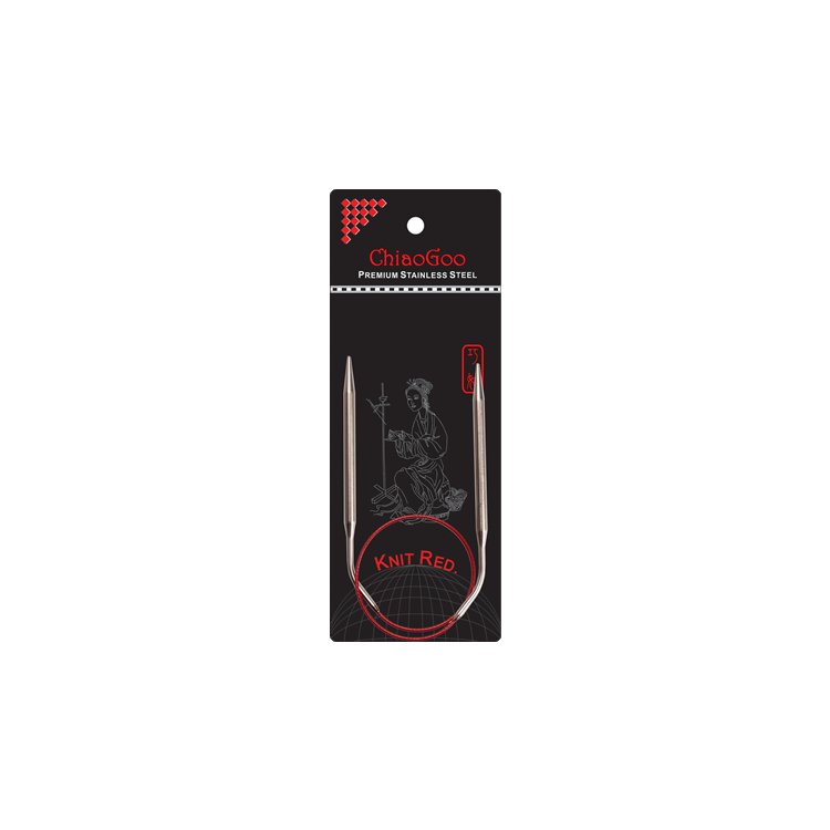 Спицы круговые Knit Red 40см 8мм арт. 6016-11 ChiaoGoo - 1
