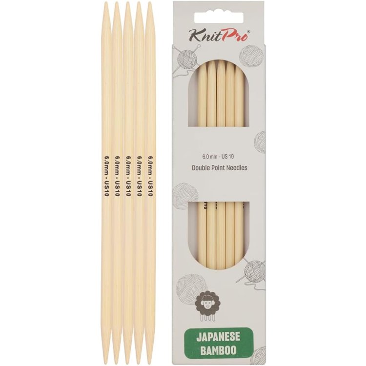 22132 Спиці шкарпеткові Bamboo KnitPro, 20 см, 6.00 мм - 1 22132 Спиці шкарпеткові Bamboo KnitPro, 20 см, 6.00 мм - 1