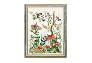  92-9398 ЛІс (Forest floor. Набір для вишивання хрестом PERMIN
