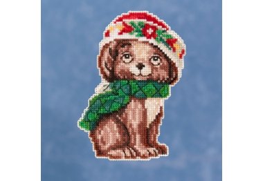 вышивка гладью JS201915 Щенок. Набор для вышивки в смешанной технике Mill Hill вышивка гладью JS201915 Щенок. Набор для вышивки в смешанной технике Mill Hill
