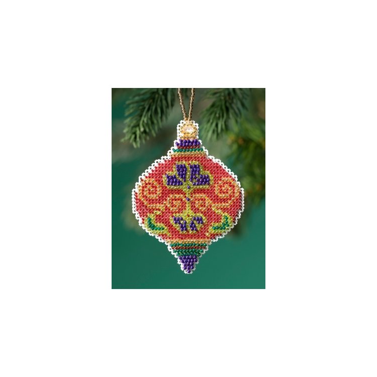 MH211916 Багровая клуазон. Набор для вышивки в смешанной технике Mill Hill - 1