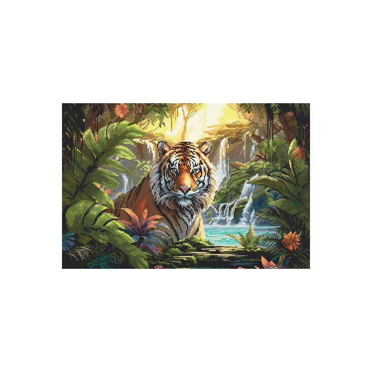 Набір для вишивки хрестиком L9900 Waterfall Rest. Letistitch - 1