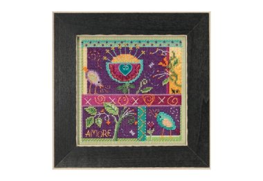 вишивка гладдю MH141814 Це любов. Набір для вишивки в змішаній техніці Mill Hill