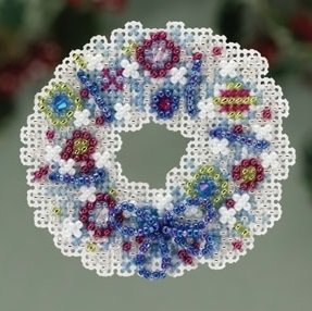MH183301 Кришталевий вінок. Набір для вишивки в змішаній техніці Mill Hill - 1