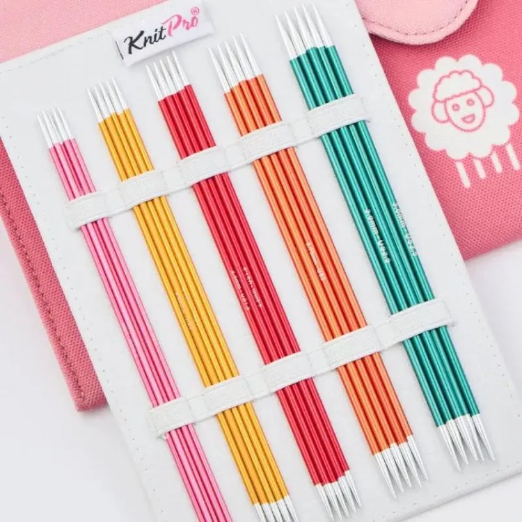 47423 Набір шкарпеткових спиць Zing KnitPro Deluxe, довжина 15 см - 2 47423 Набір шкарпеткових спиць Zing KnitPro Deluxe, довжина 15 см - 2