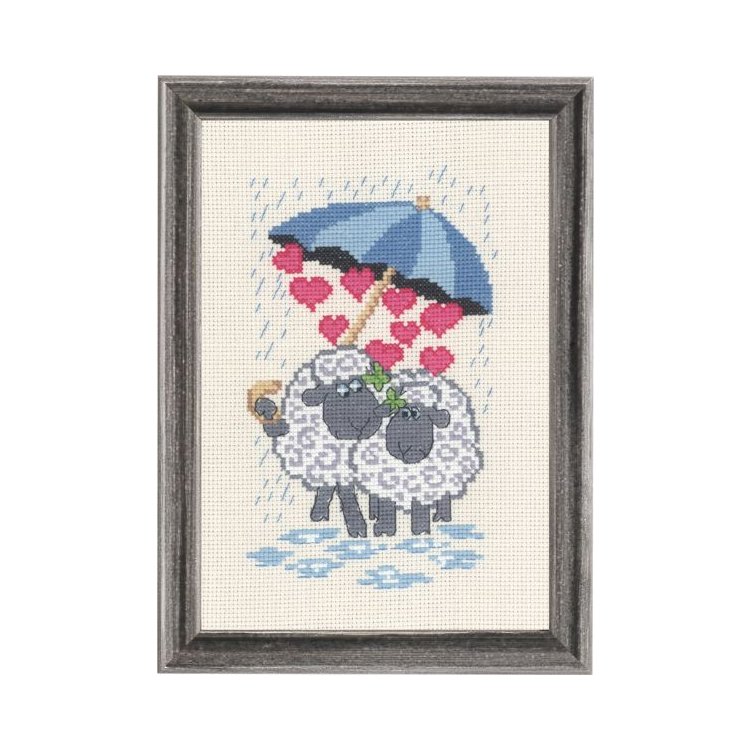 92-5348 Овечья любовь. Набор для вышивания крестом PERMIN - 1 92-5348 Овечья любовь. Набор для вышивания крестом PERMIN - 1