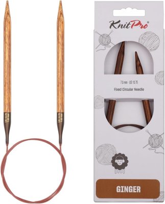 31095 Спицы круговые Ginger KnitPro, 80 см, 7.00 мм - 1 31095 Спицы круговые Ginger KnitPro, 80 см, 7.00 мм - 1