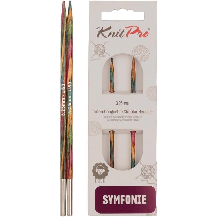 20416 Спицы съемные Symfonie Wood KnitPro, 3.25 мм - 1