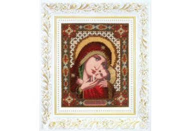  Б-1108 Ікона Божої Матері Касперівська Набір для вишивки бісером