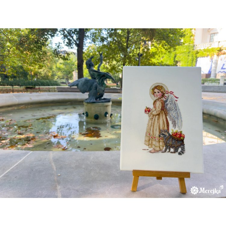 K-259A Настав час збору яблук. Набір для вишивки хрестом Мережка - 2