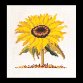 901 Sunflower Linen. Набор для вышивки крестом Thea Gouverneur - 1