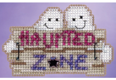 вышивка гладью MH185204 Зона привидений. Набор для вышивки в смешанной технике Mill Hill