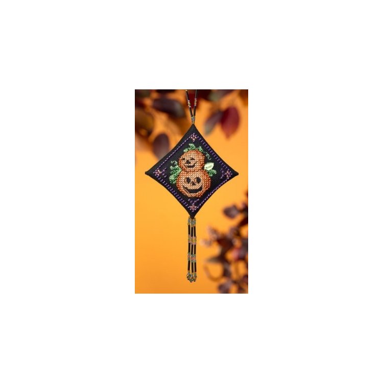 MH229203 Гарбузовий дует. Набір для вишивки в змішаній техніці Mill Hill - 1