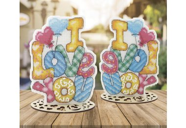  Т-62 Серия "День Святого Валентина. I love you". Набор для вышивки крестом