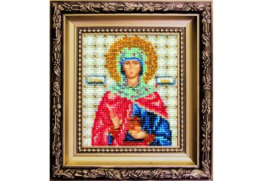  Б-1122 Ікона свята праведна Іоанна (Жанна, Яна) Набір для вишивки бісером