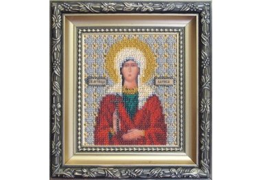  Б-1081 Ікона свята мучениця Лариса Набір для вишивки бісером
