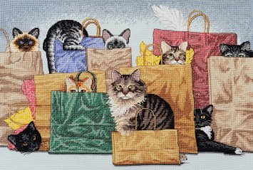 4612 Шоппинг. Набор для вышивки крестом Classic Design - 1 4612 Шоппинг. Набор для вышивки крестом Classic Design - 1