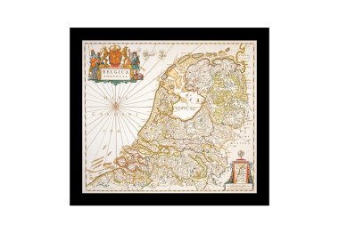 1073A Dutch Antique Map Aida. Набір для вишивки хрестом Thea Gouverneur