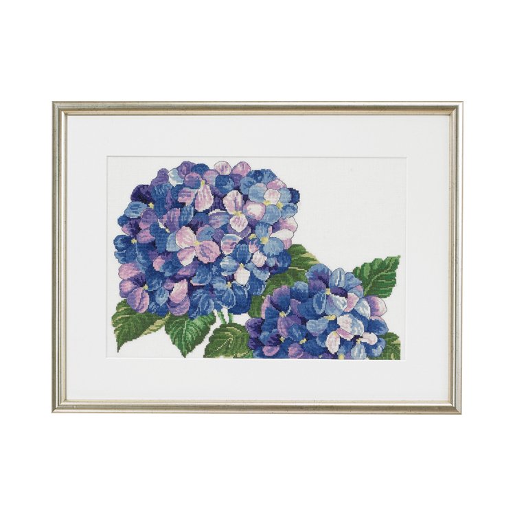 70-4109 Гортензії. Набір для вишивання хрестом PERMIN - 1 70-4109 Гортензії. Набір для вишивання хрестом PERMIN - 1