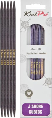 19025 Спиці шкартпекові 5,00 мм J'adore Cubics KnitPro 20см - 1 19025 Спиці шкартпекові 5,00 мм J'adore Cubics KnitPro 20см - 1