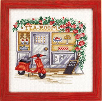 92-8100 Магазин чаю. Набір для вишивання хрестом PERMIN - 1